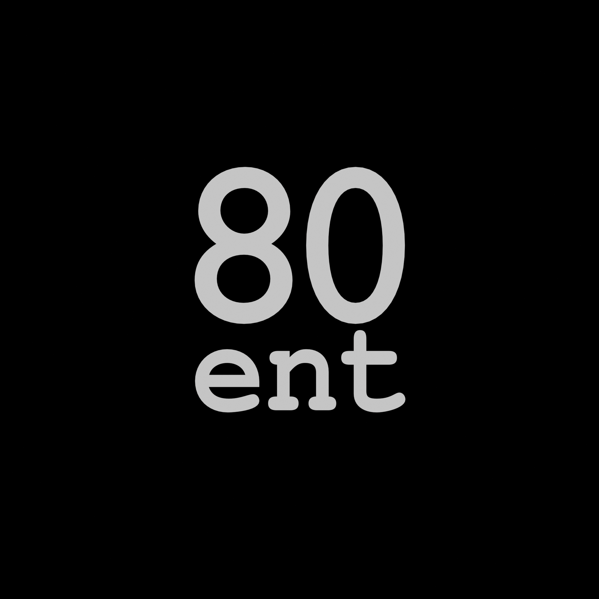 80ent logo